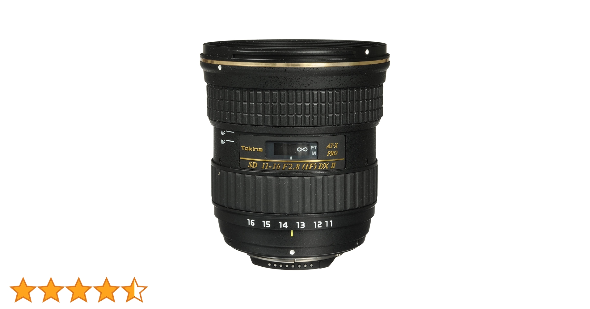 Tokina 11-16mm f/2.8 AT-X116 Pro DX II Digital Zoom Lens (AF-S